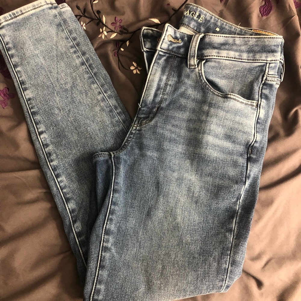 Denim jeggings